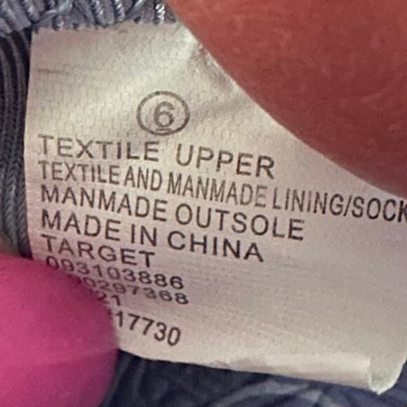 Cat and Jack Toddler Size 6 blue white hook and loop closure sneakers shoes - Picture 7 of 7